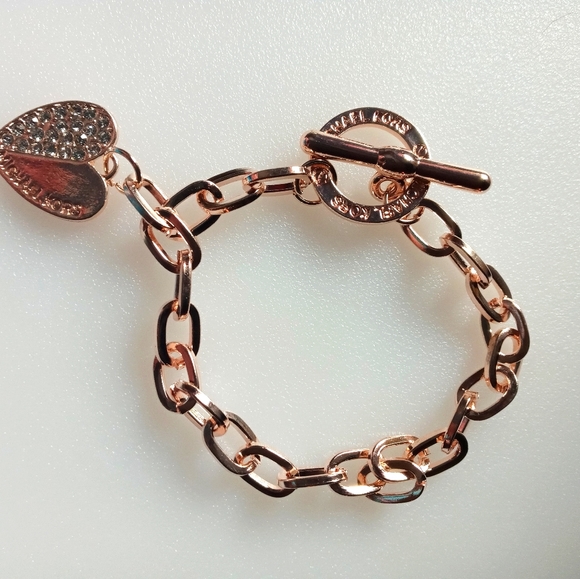 COPY - Michael Kors Crystal Heart Charm Toggle Br… - Picture 3 of 4